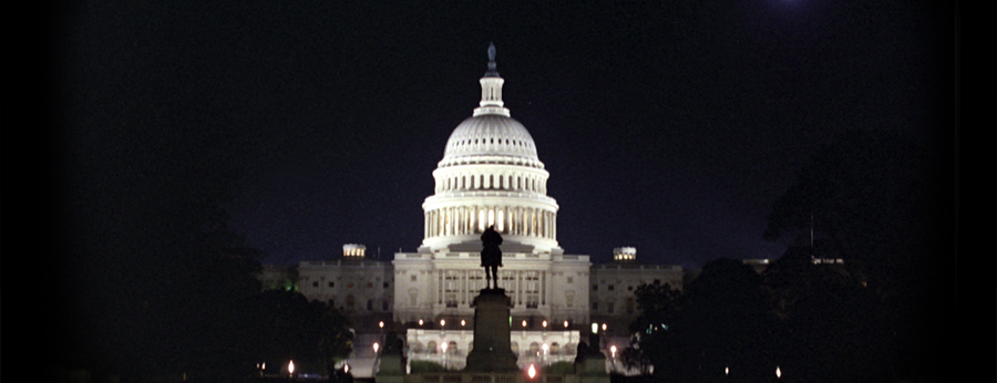 U.S. Capital Building at Night